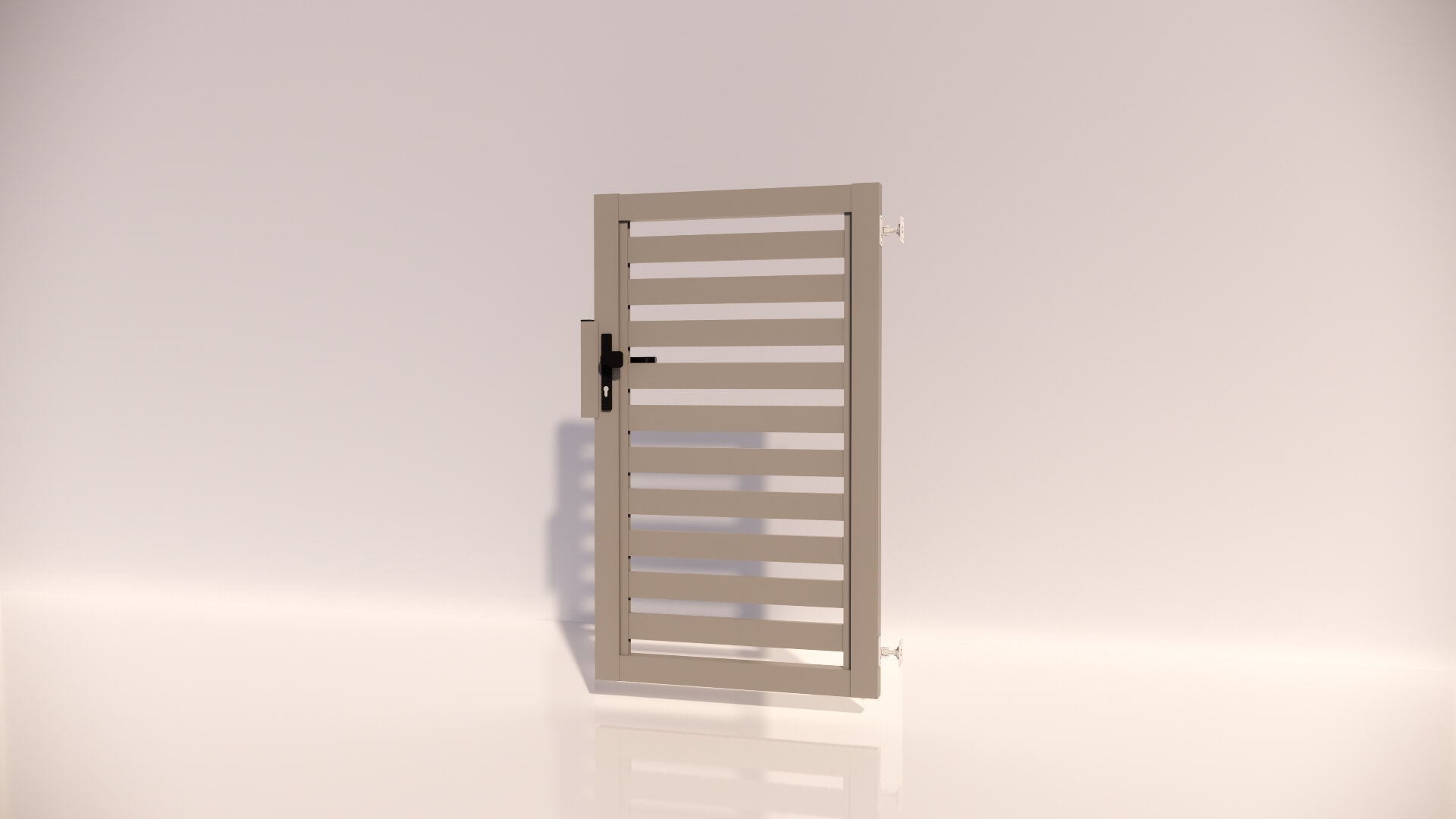 Hliníková bránička REMO80 Lite 1000x1720mm RAL9007 pravá