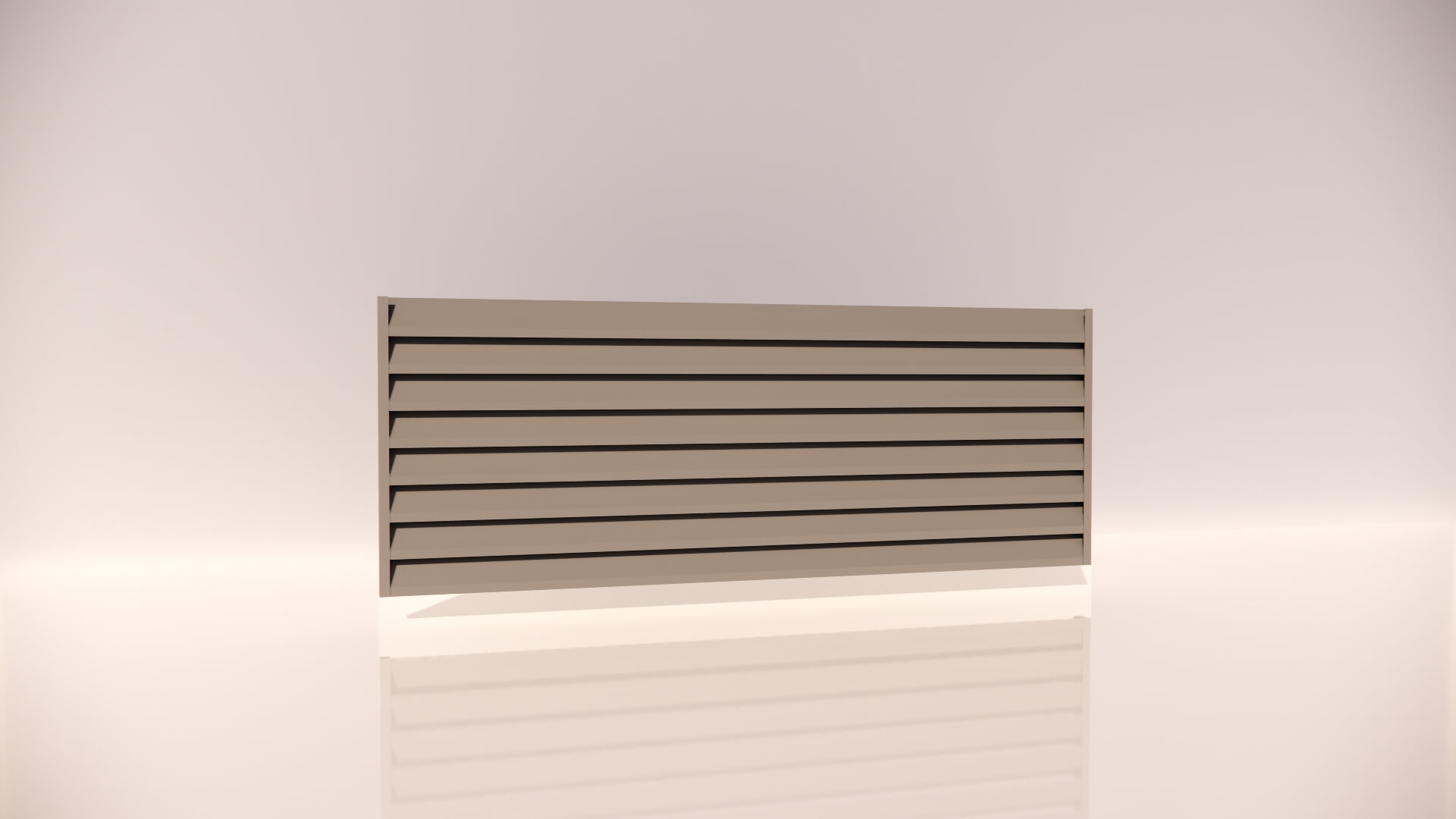 Hliníkový plotový dielec Porto 2000x742mm RAL9007