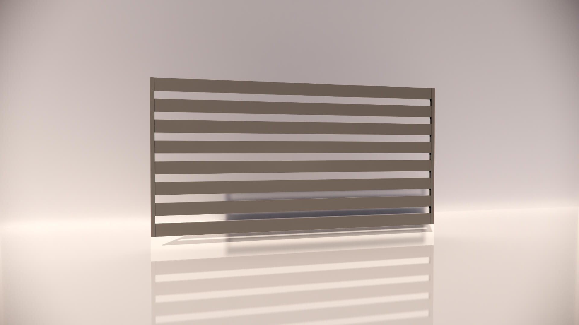 Hliníkový plotový dielec Remo80 2000x470mm RAL9007